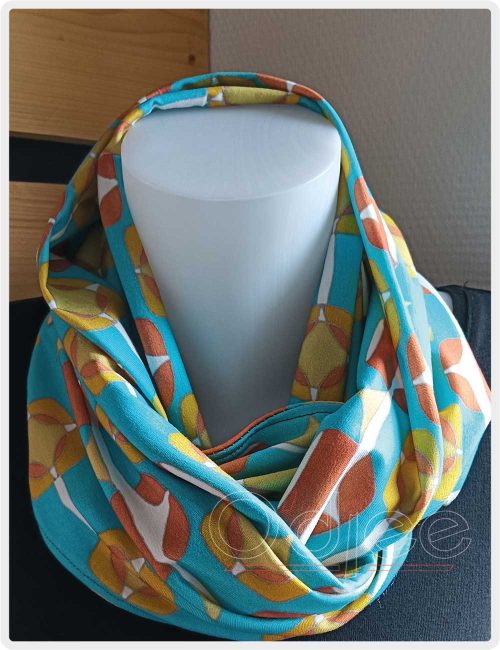 colsjaal mint blauw